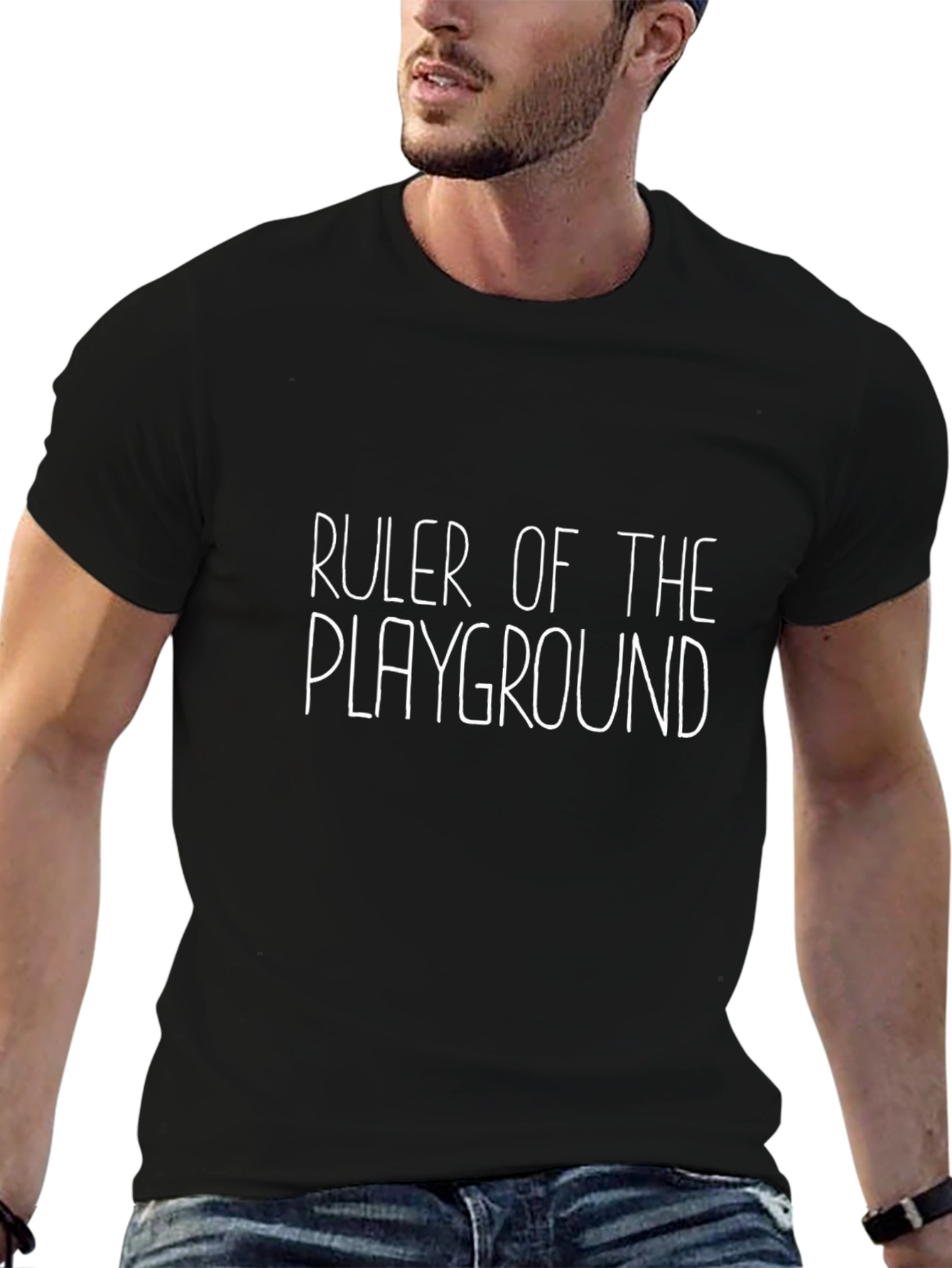 Camiseta Negra Ruler of the Playground