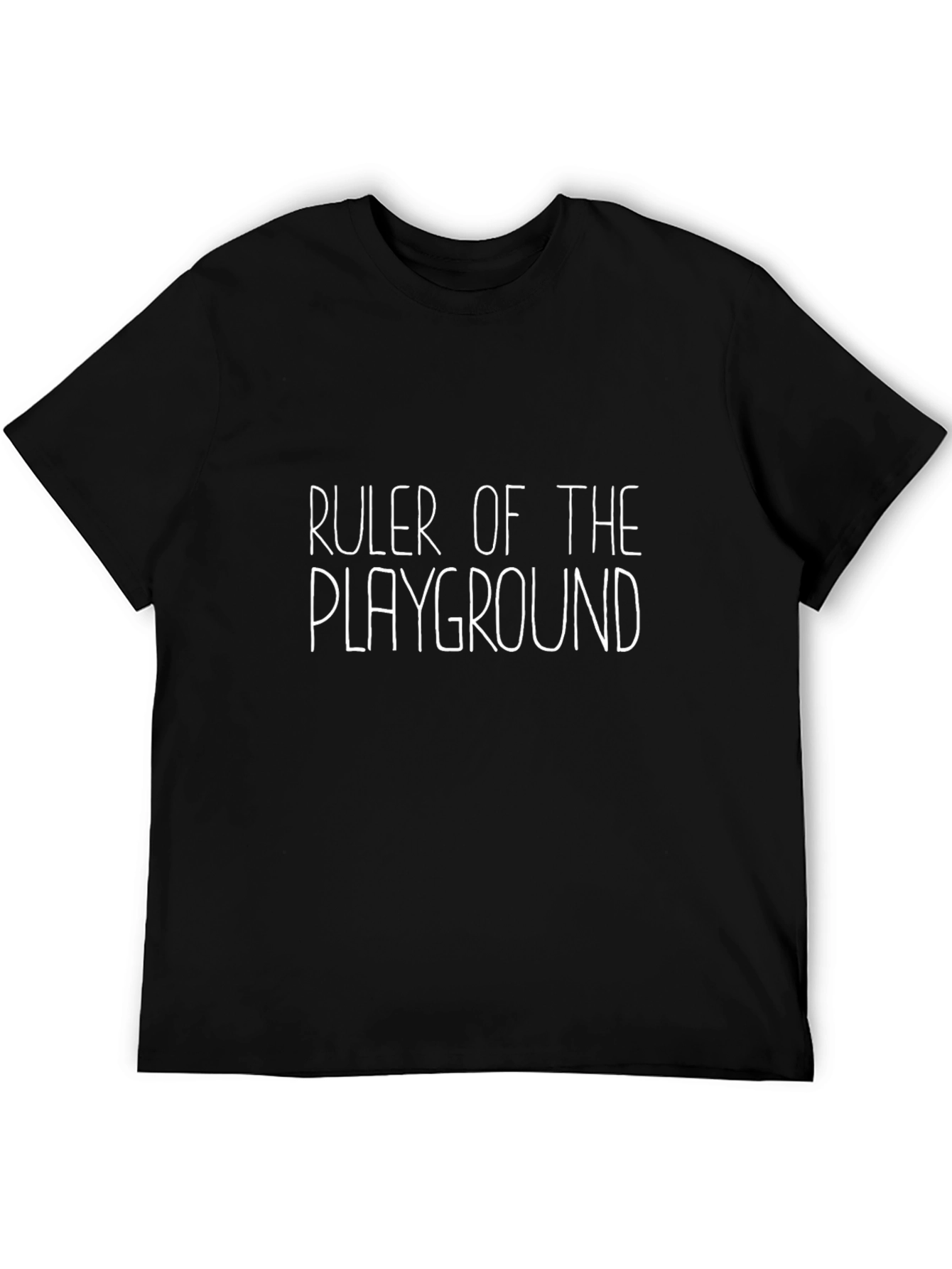 Camiseta Negra Ruler of the Playground
