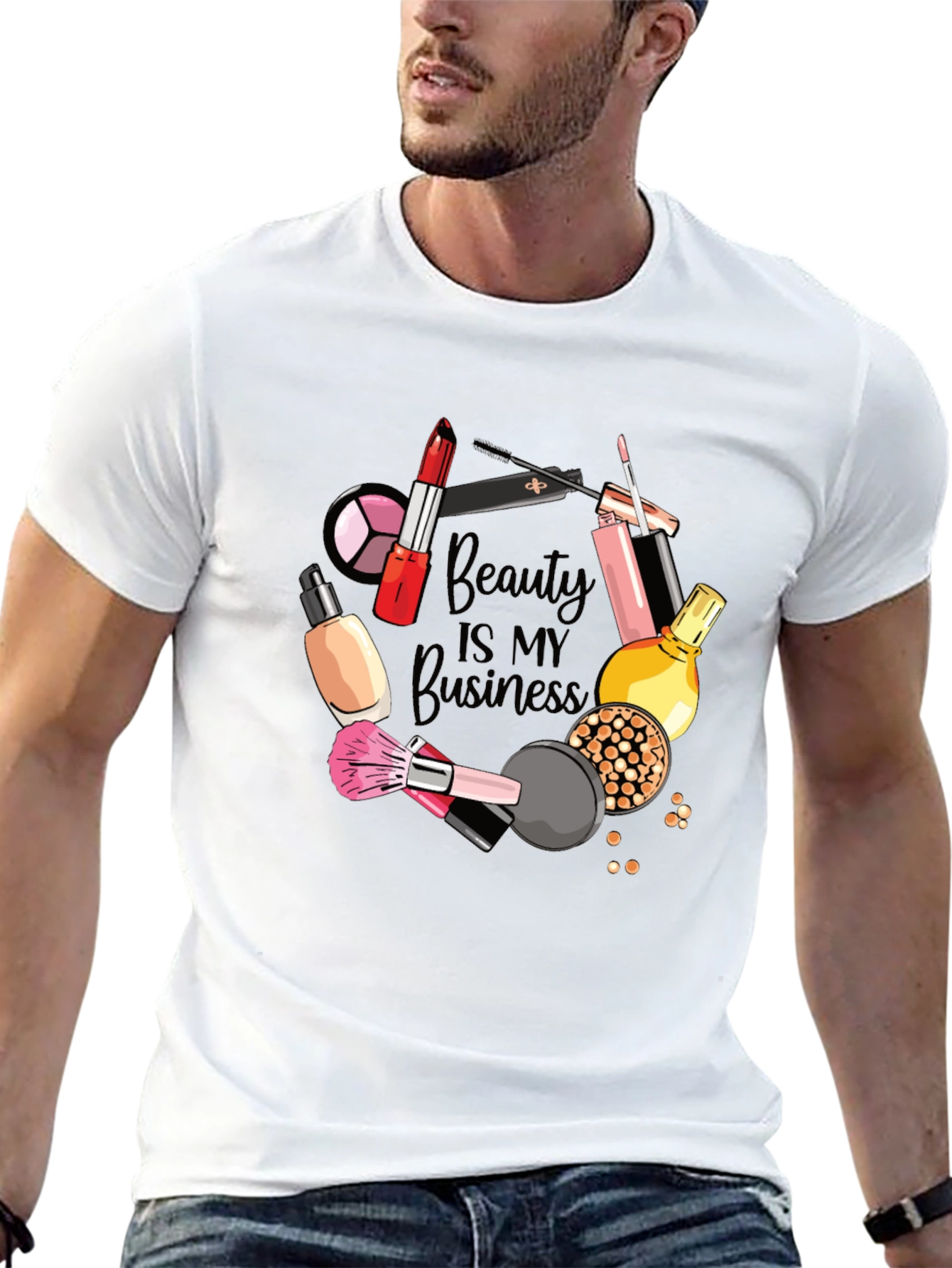 Camiseta Negra Diseño Beauty is My Business