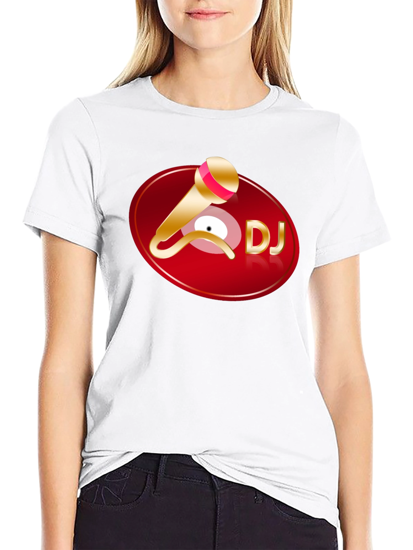 Camiseta Negra Diseño DJ Original