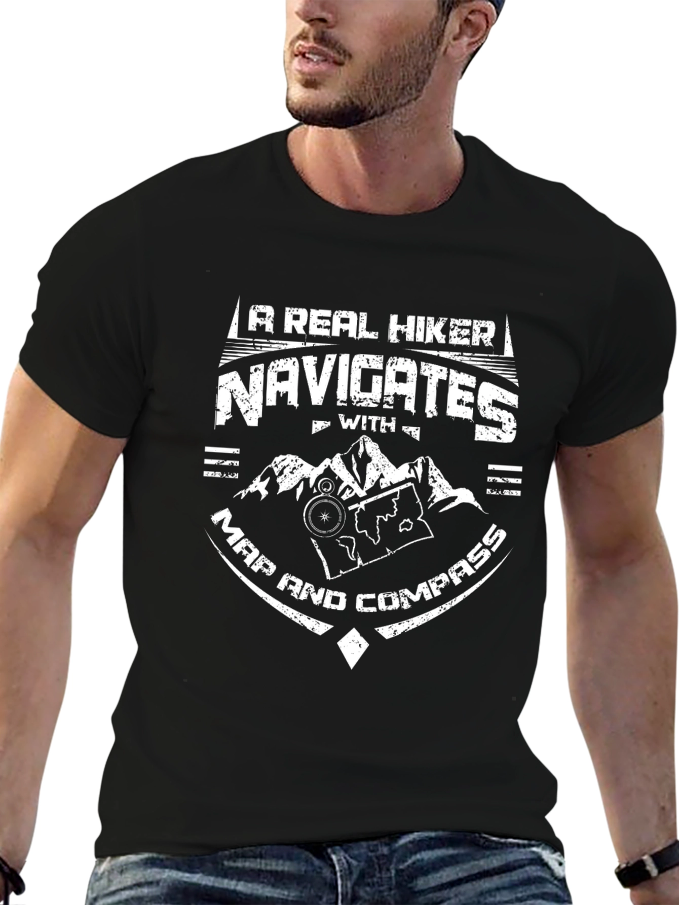 Camiseta Negra Real Hiker