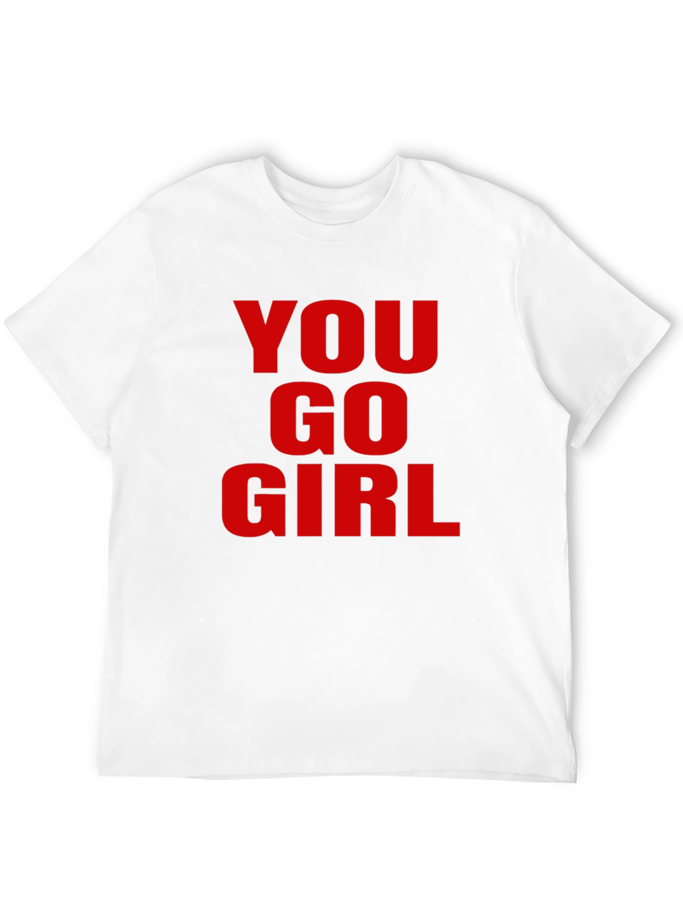 Camiseta Negra con Mensaje Motivacional You Go Girl