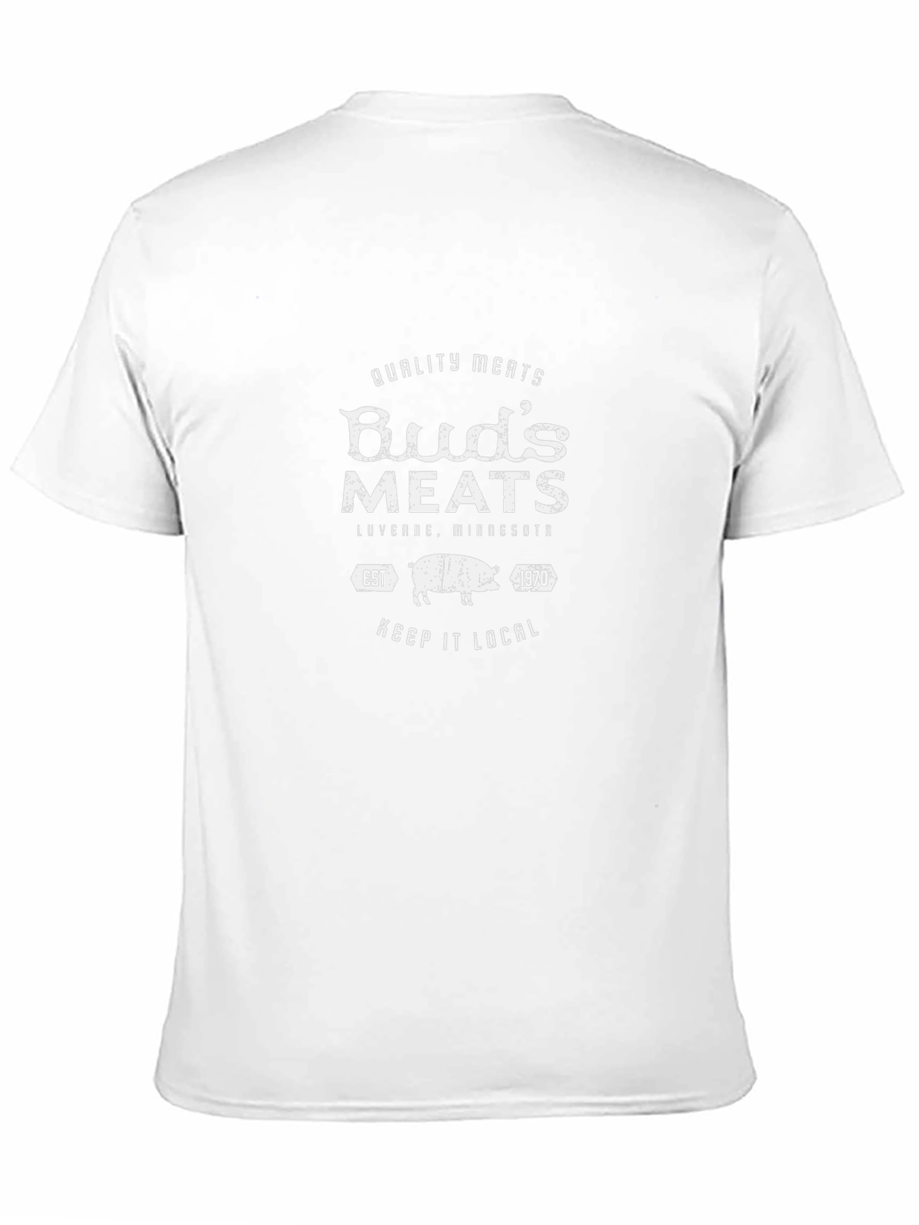 Camiseta Negra Buds Meats Luverne Minnesota