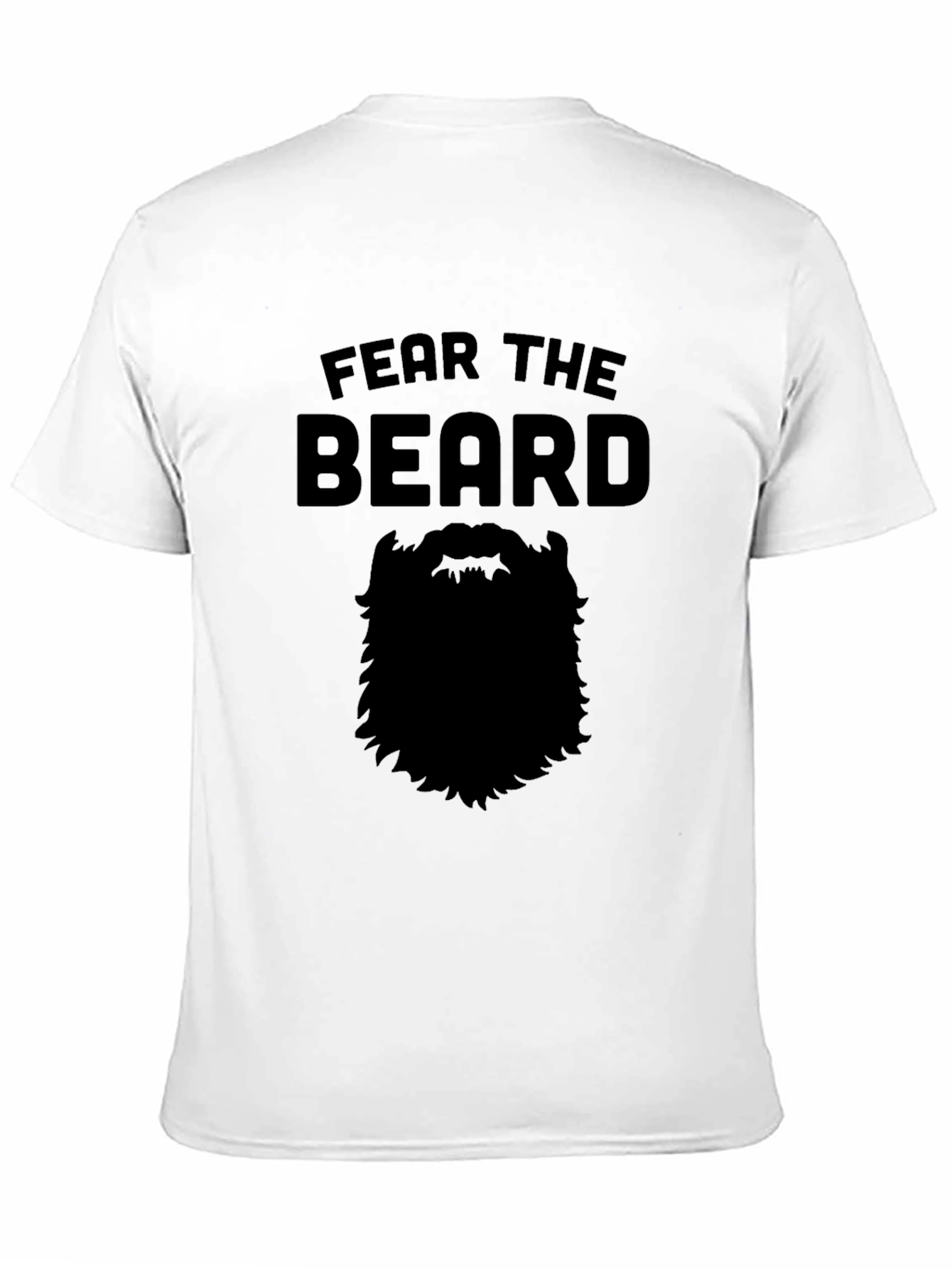 Camiseta Hombre Negra Fear the Beard