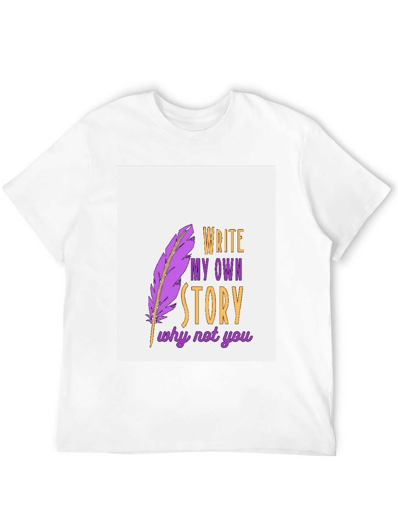 Camiseta Negra con Diseño Escribe Tu Propia Historia