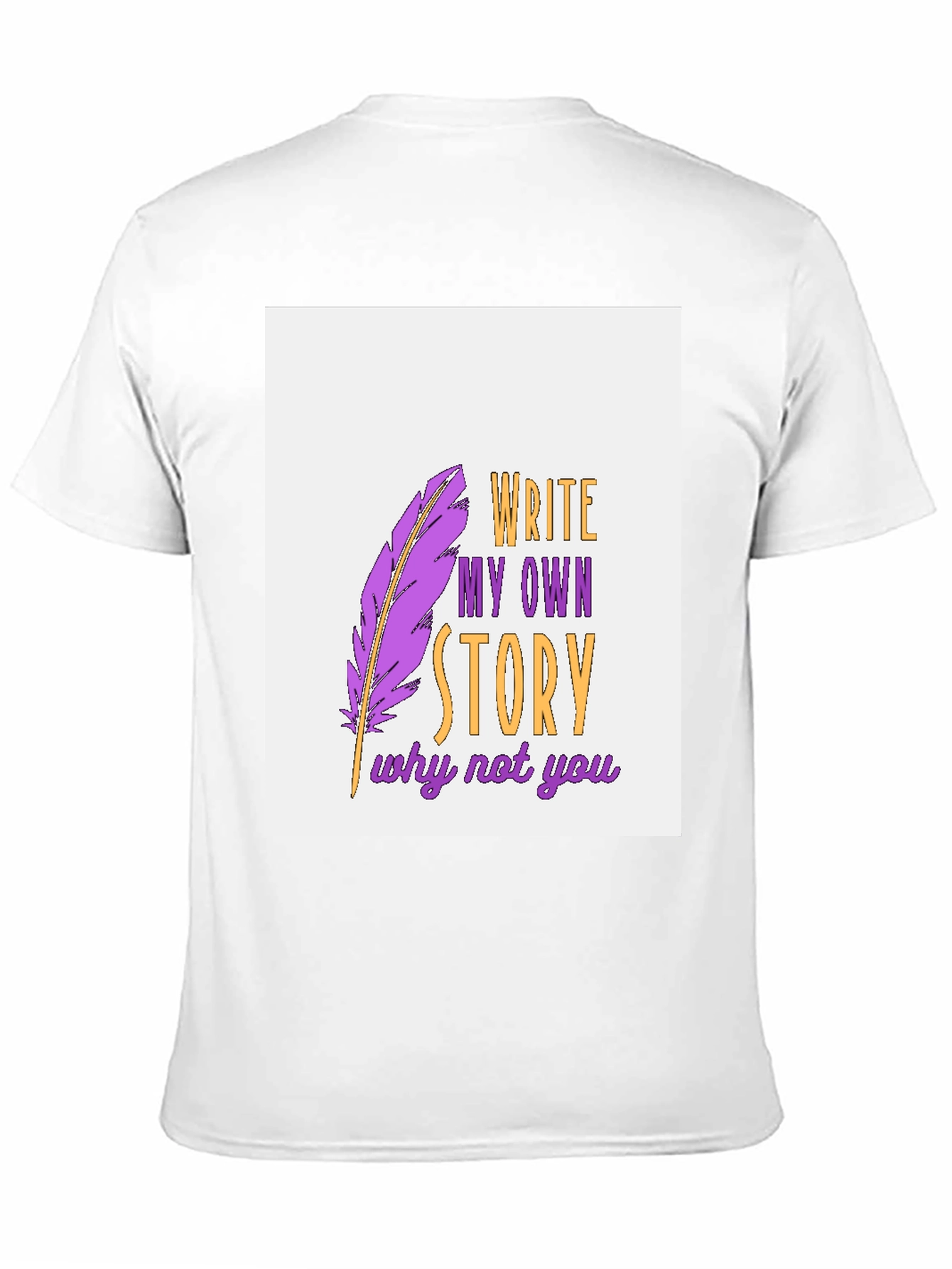 Camiseta Negra con Diseño Escribe Tu Propia Historia