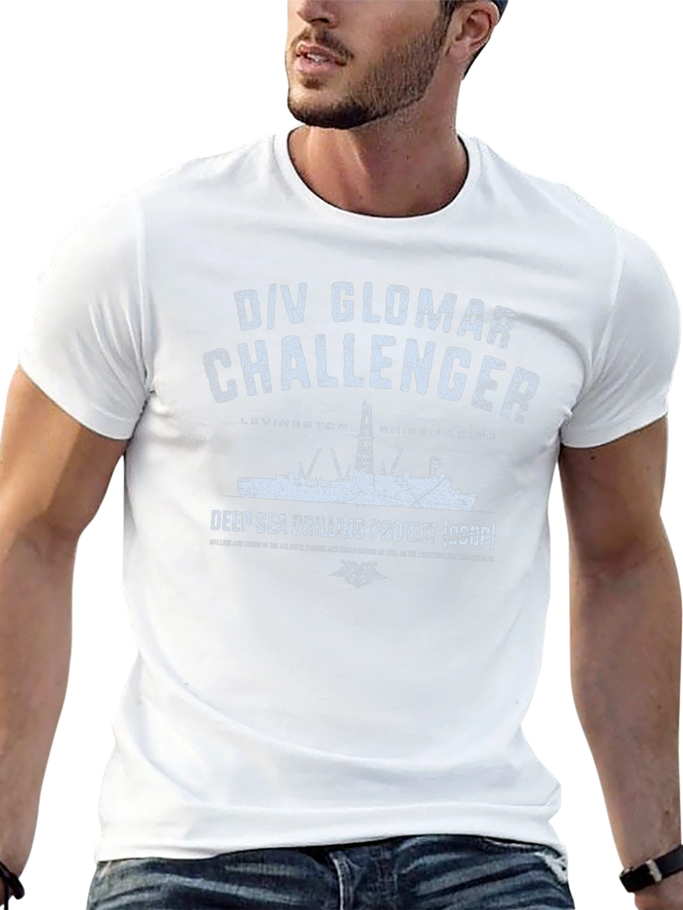 Camiseta Negra D/V Glomar Challenger
