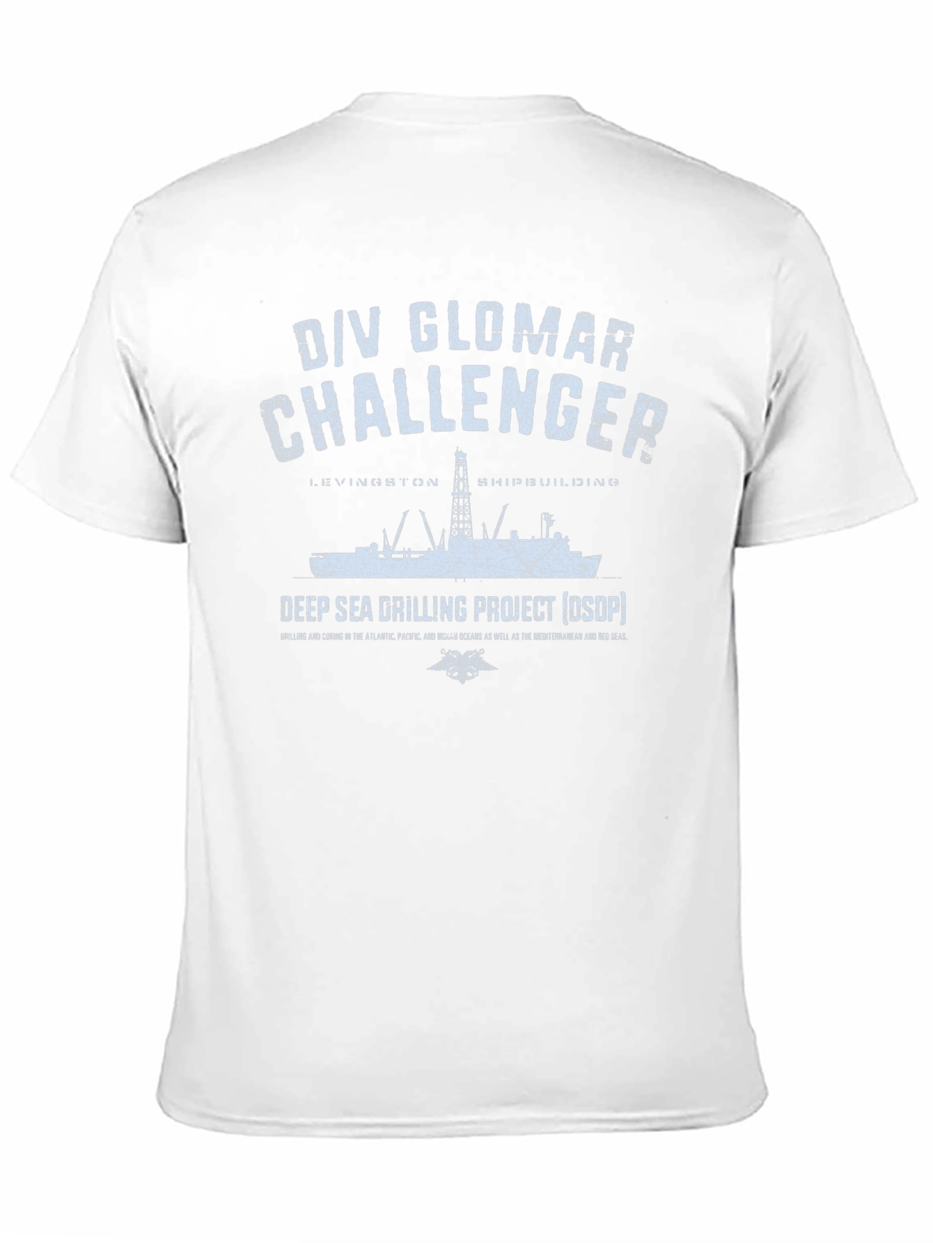 Camiseta Negra D/V Glomar Challenger
