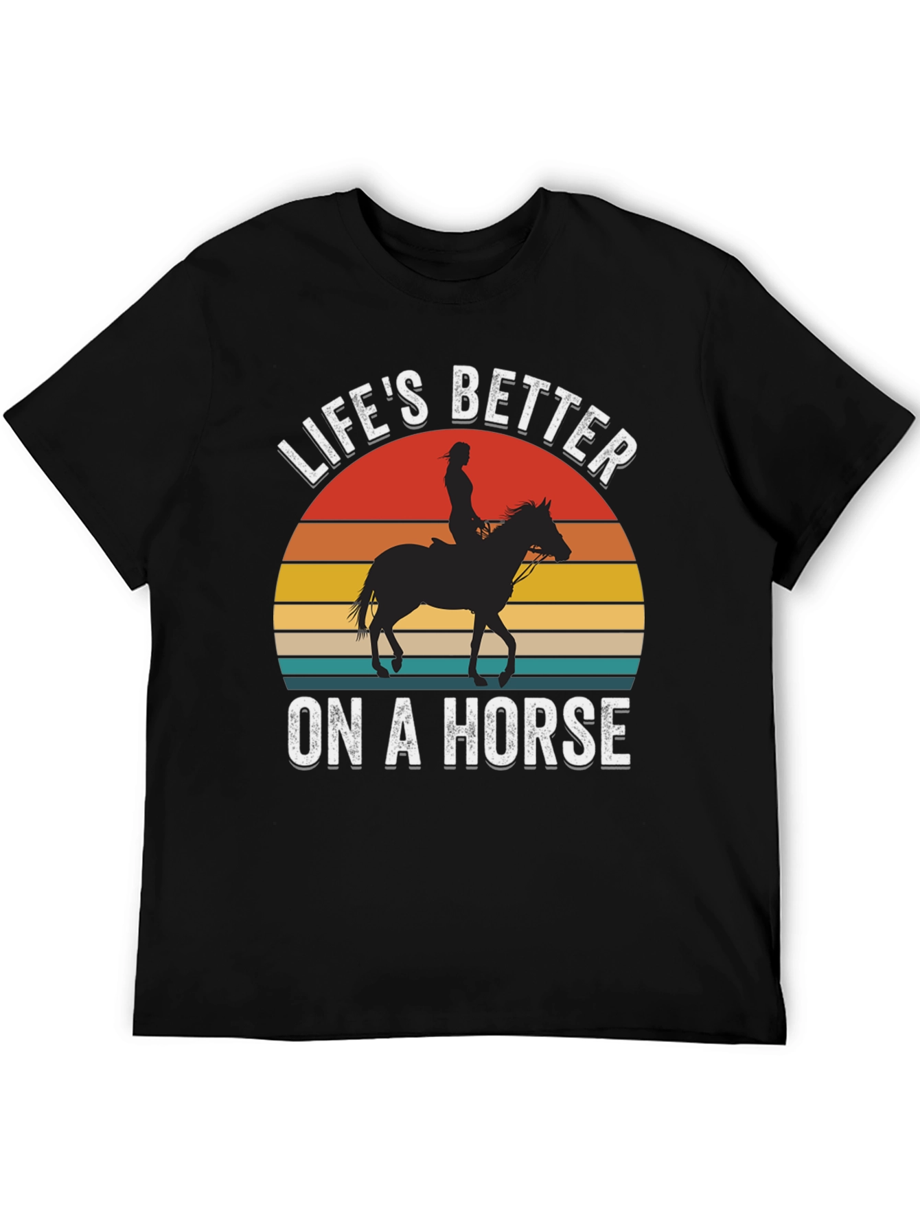 Camiseta La Vida es Mejor a Caballo