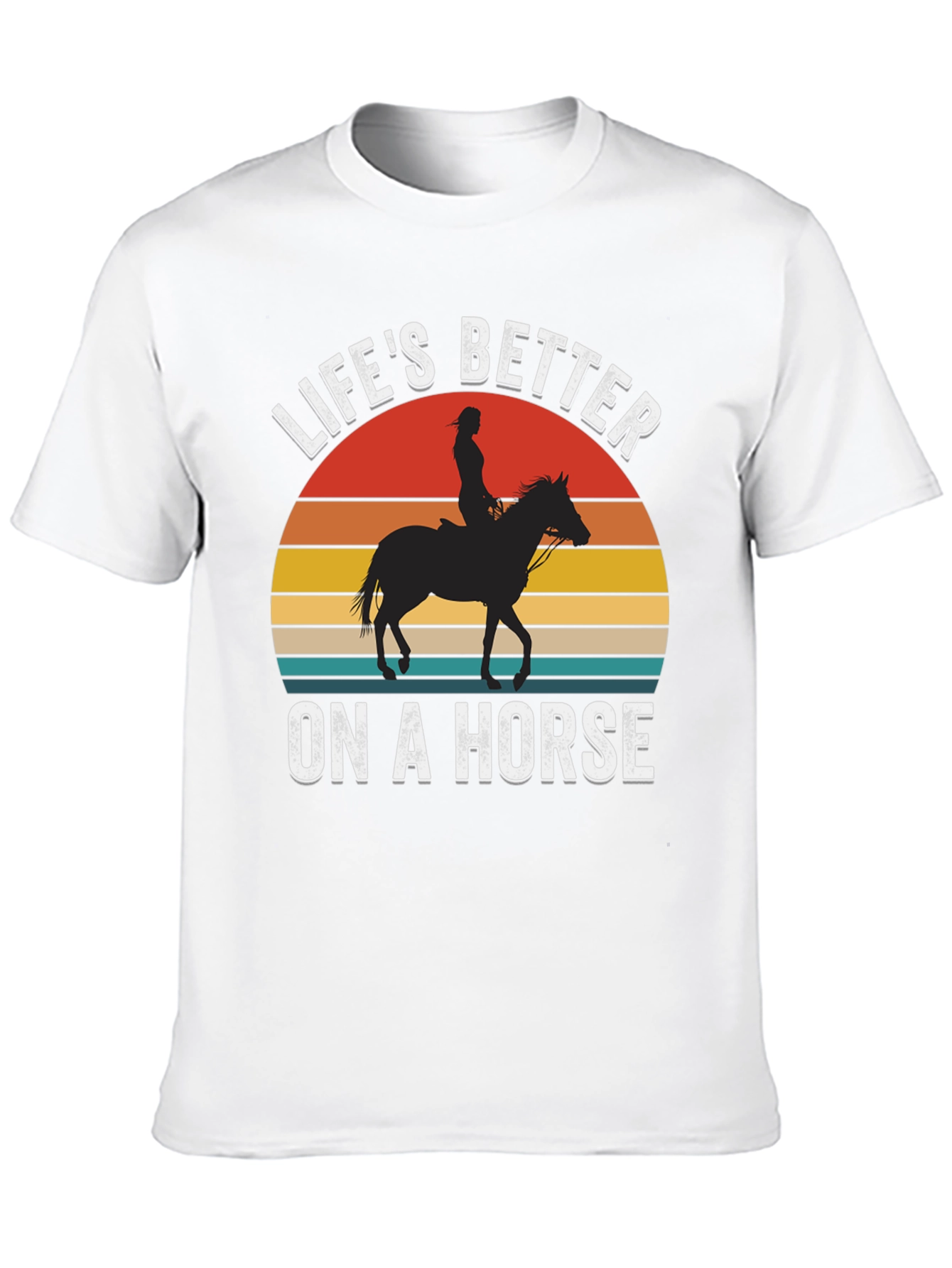 Camiseta La Vida es Mejor a Caballo