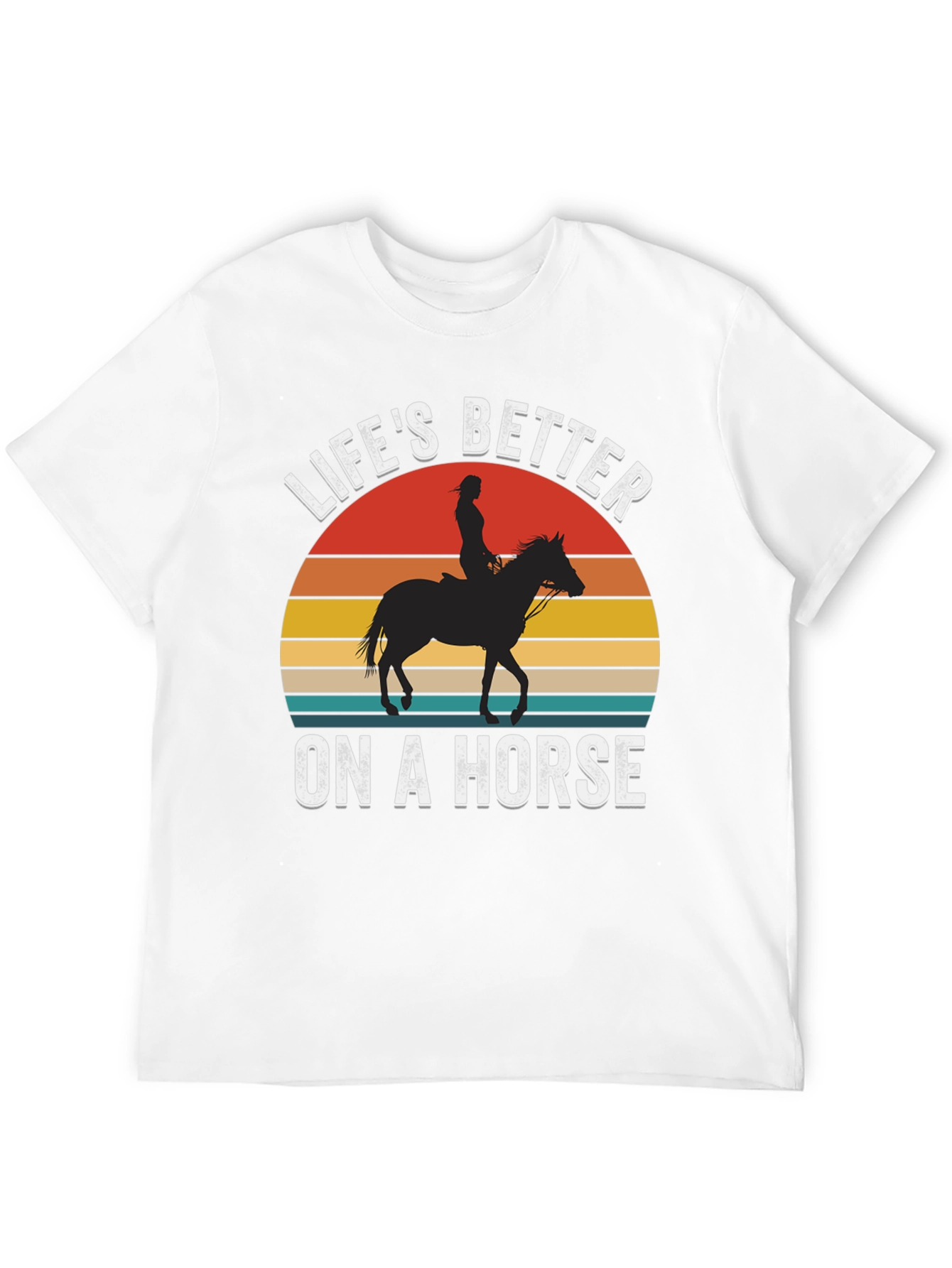 Camiseta La Vida es Mejor a Caballo