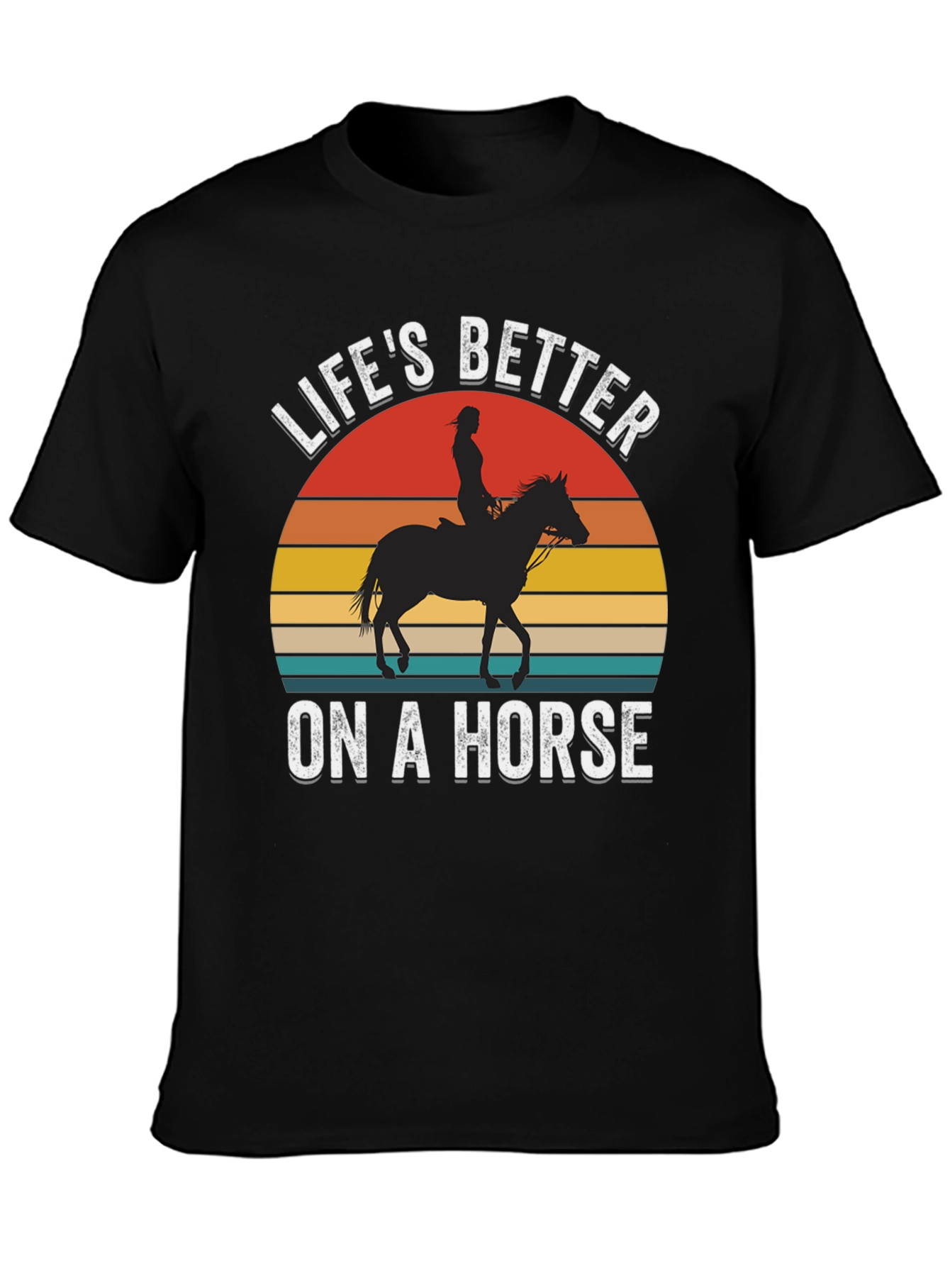 Camiseta La Vida es Mejor a Caballo