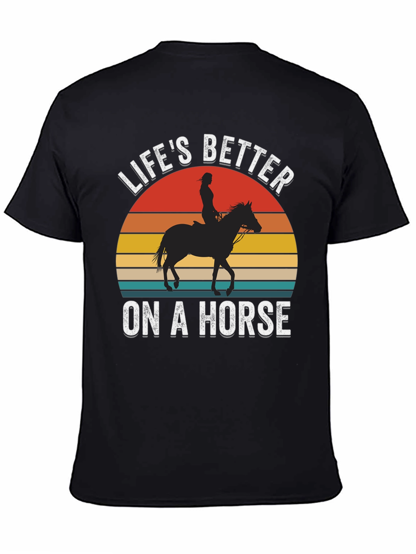 Camiseta La Vida es Mejor a Caballo