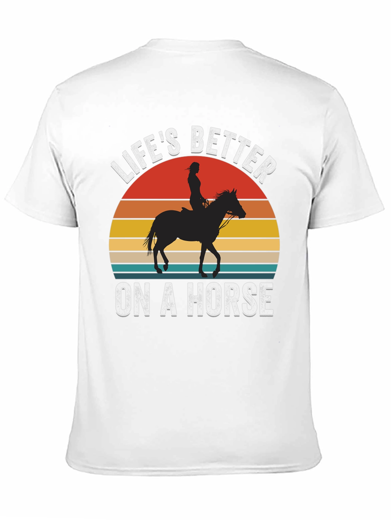 Camiseta La Vida es Mejor a Caballo