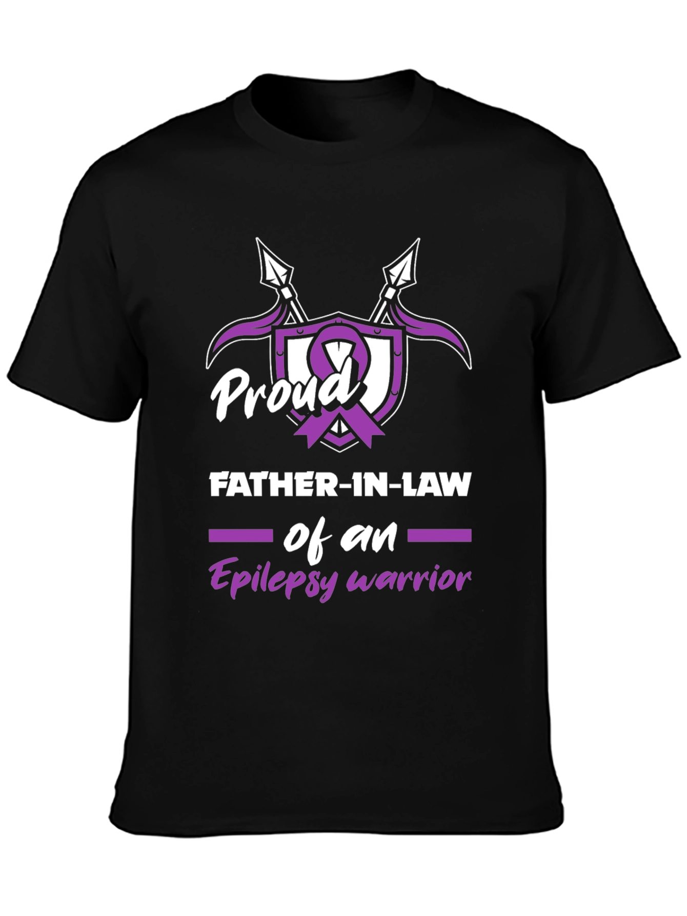 Camiseta Hombre: Padre Orgulloso Guerrero Epilepsia