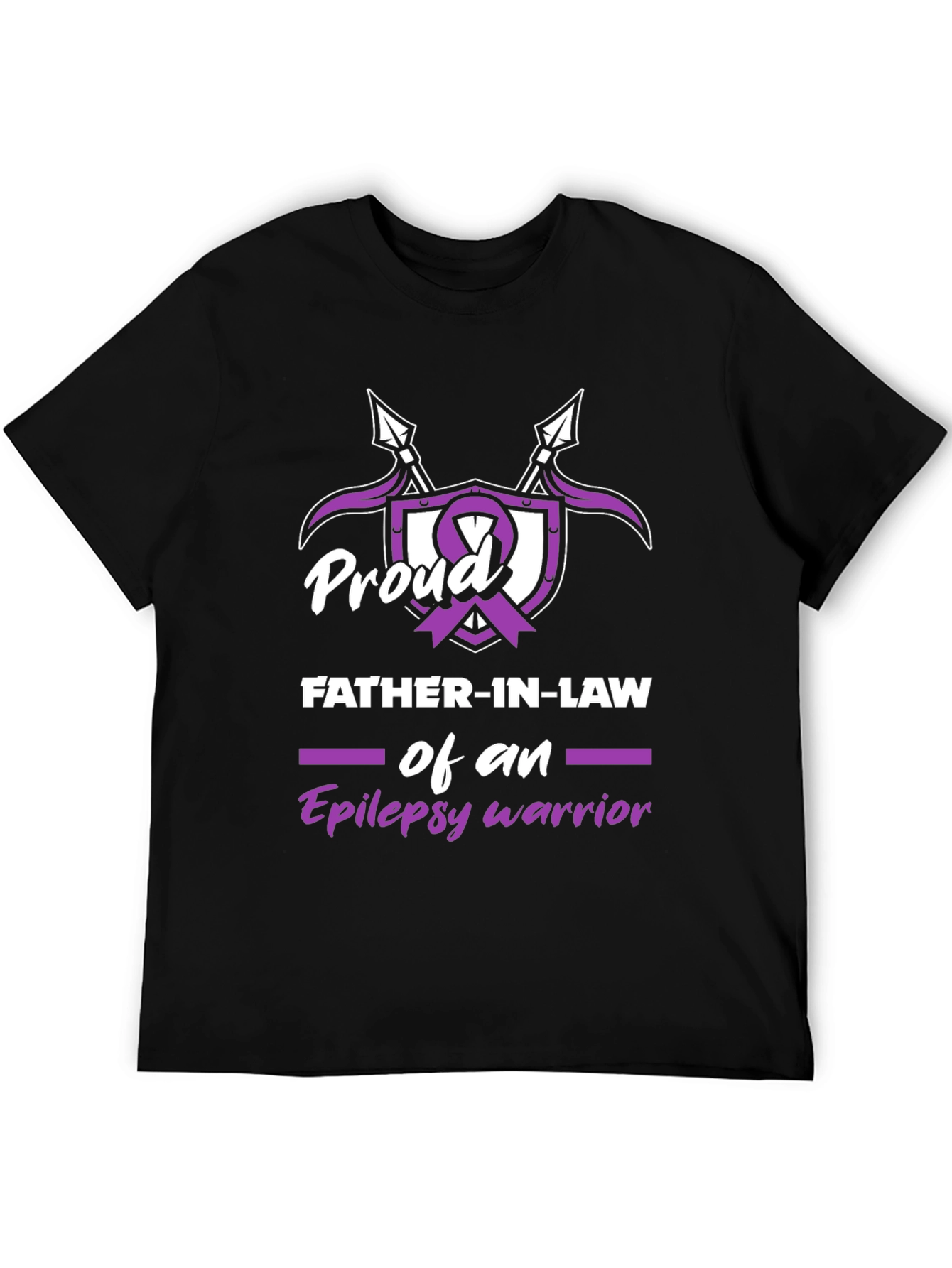 Camiseta Hombre: Padre Orgulloso Guerrero Epilepsia
