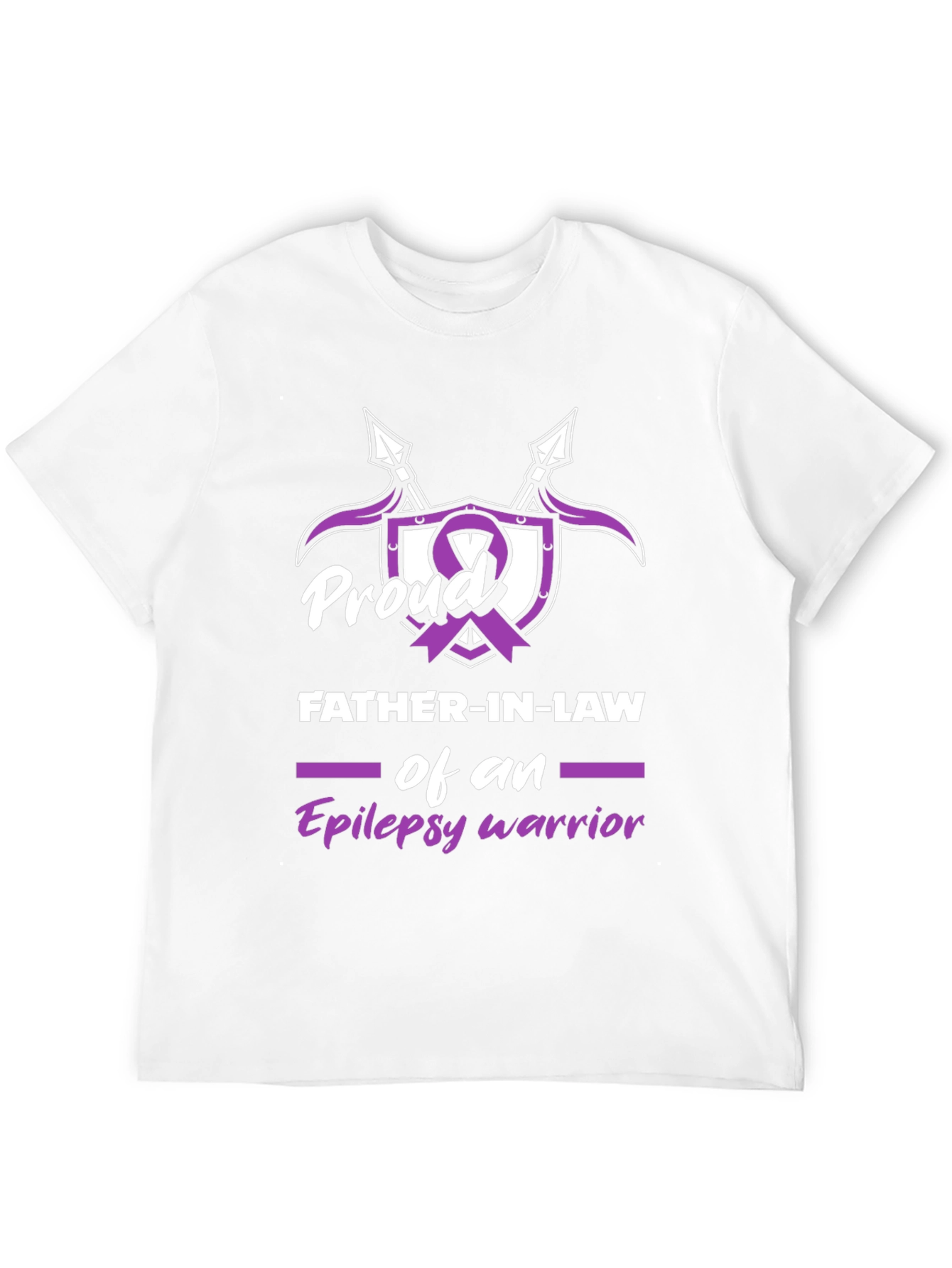 Camiseta Hombre: Padre Orgulloso Guerrero Epilepsia