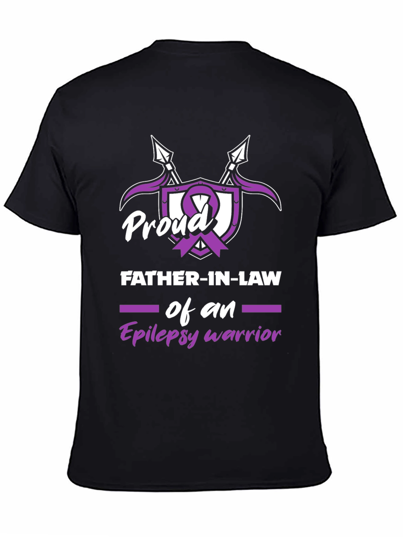 Camiseta Hombre: Padre Orgulloso Guerrero Epilepsia