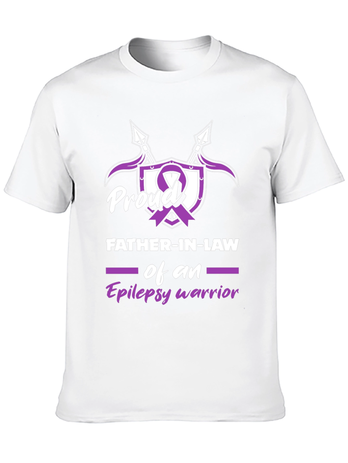 Camiseta Hombre: Padre Orgulloso Guerrero Epilepsia