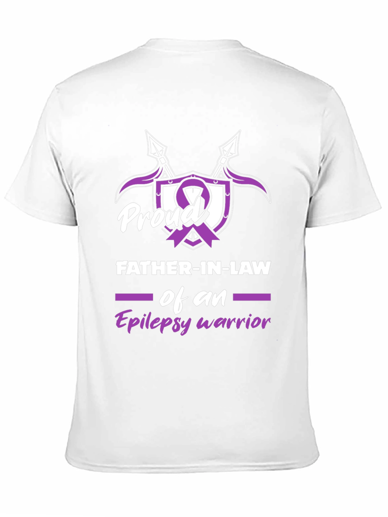 Camiseta Hombre: Padre Orgulloso Guerrero Epilepsia