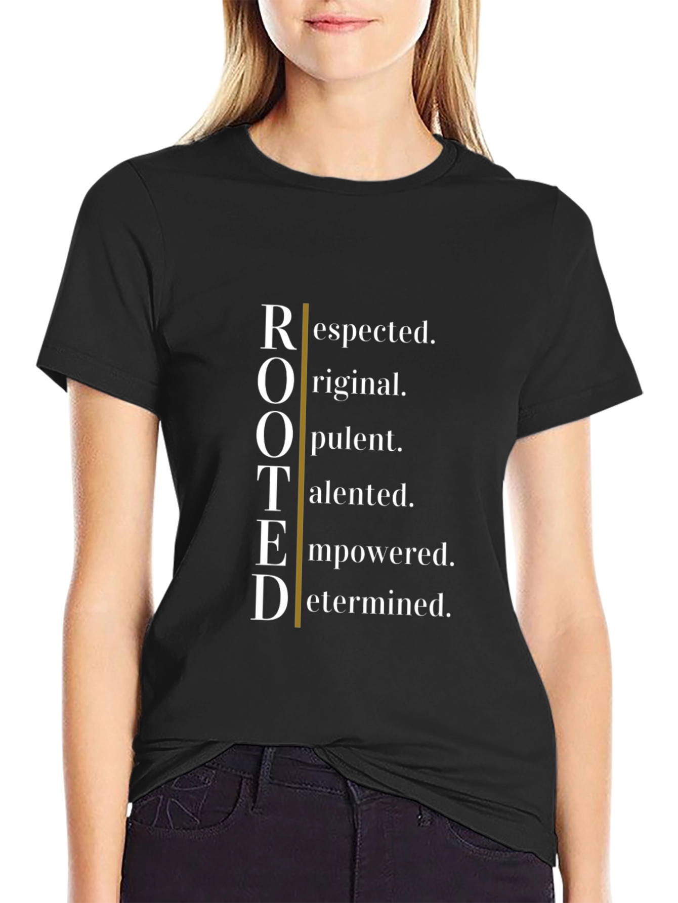 Camiseta Hombre: ROQTED - Respeto Originalidad y Talento