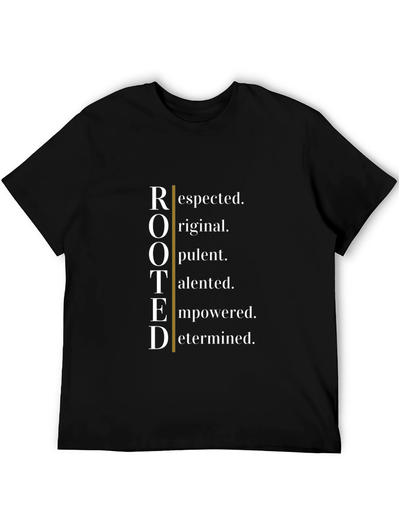Camiseta Hombre: ROQTED - Respeto Originalidad y Talento
