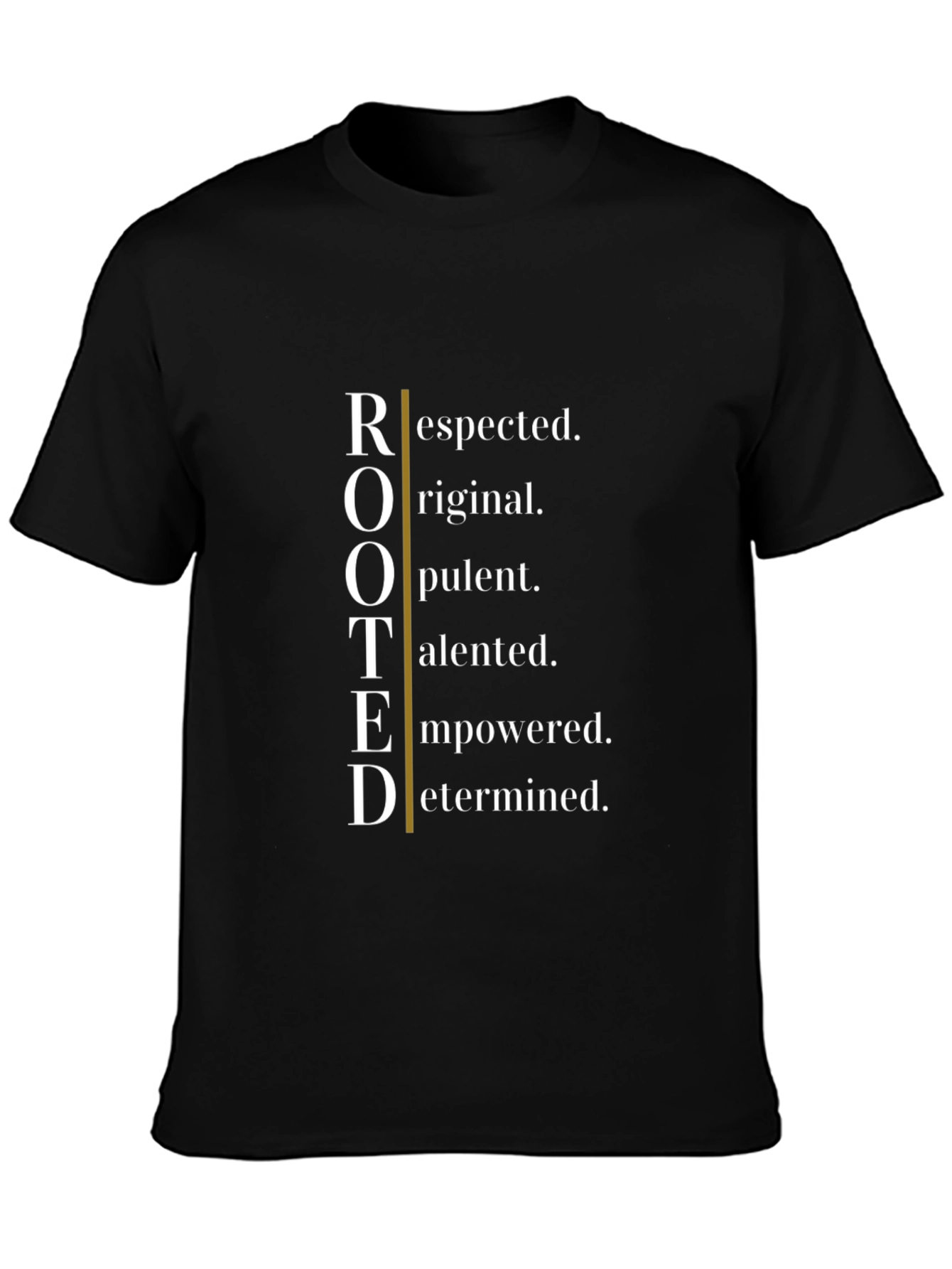Camiseta Hombre: ROQTED - Respeto Originalidad y Talento