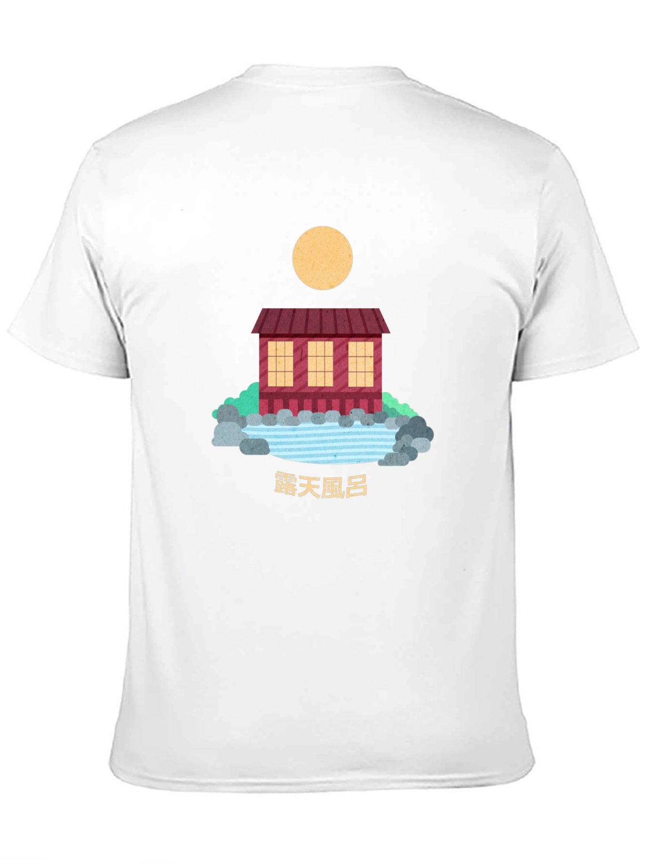 Camiseta Negra con Diseño Japonés