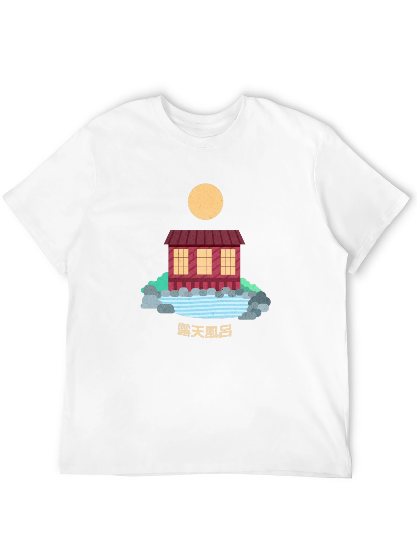 Camiseta Negra con Diseño Japonés