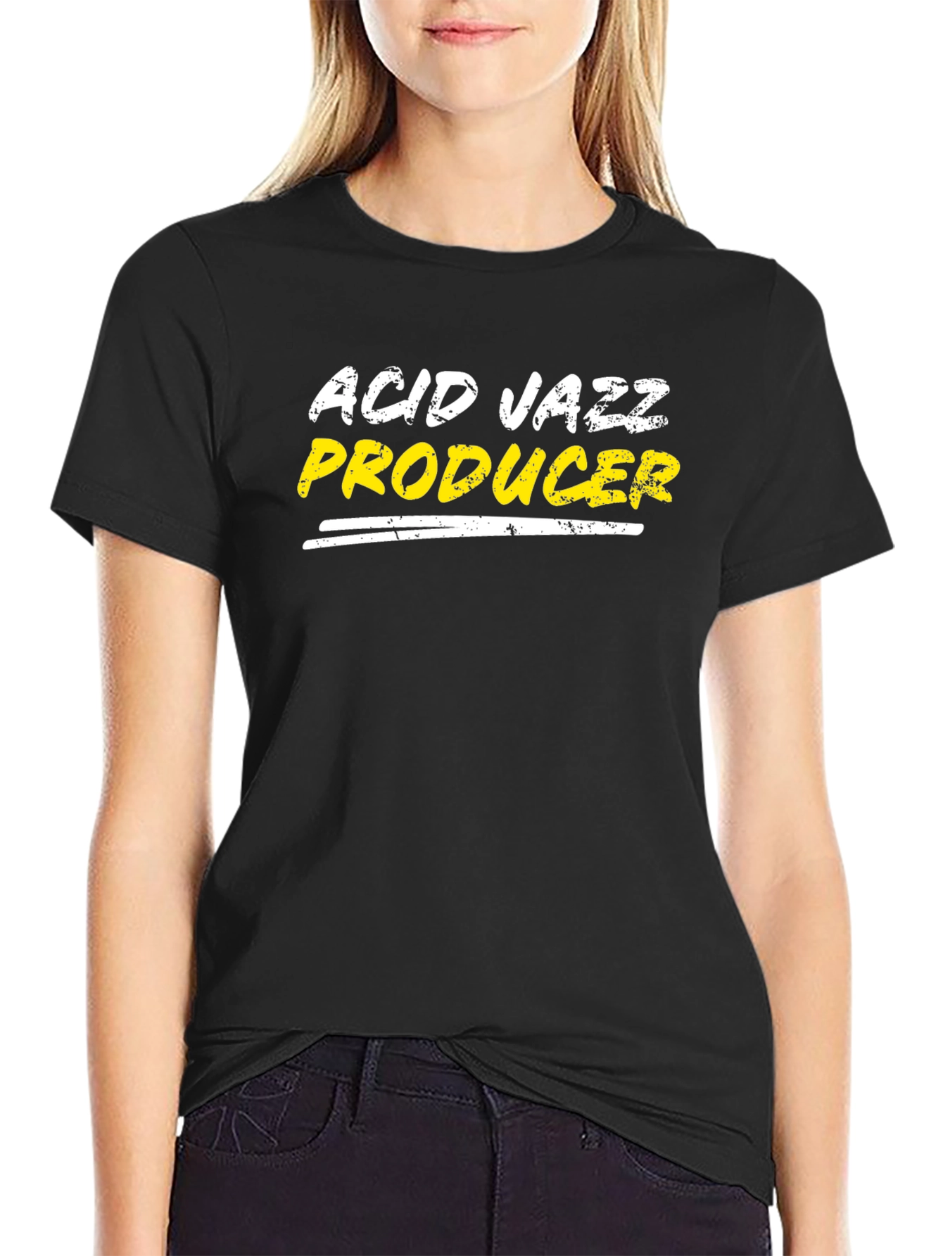 Camiseta Negra Acid Jazz Producer