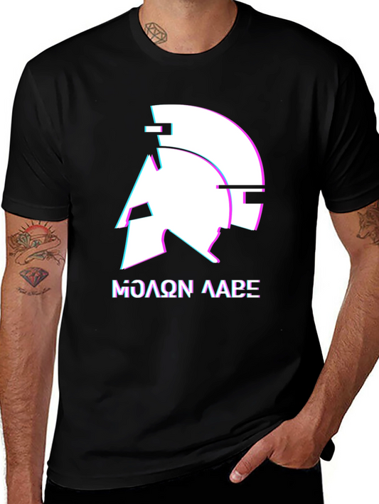 Camiseta Hombre Molon Labe Espartano - Diseño Moderno