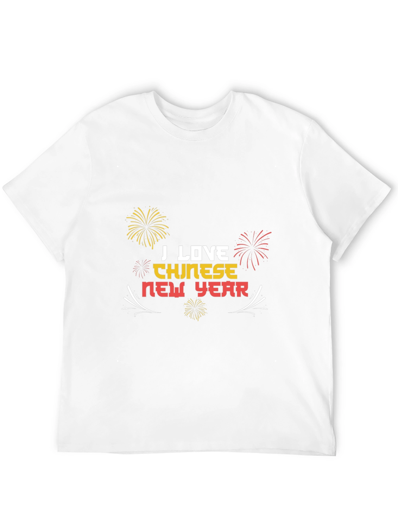 Camiseta Negra Amo el Año Nuevo Chino