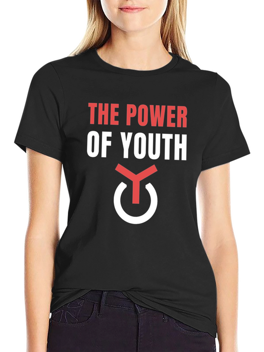 Camiseta Negra: El Poder de la Juventud