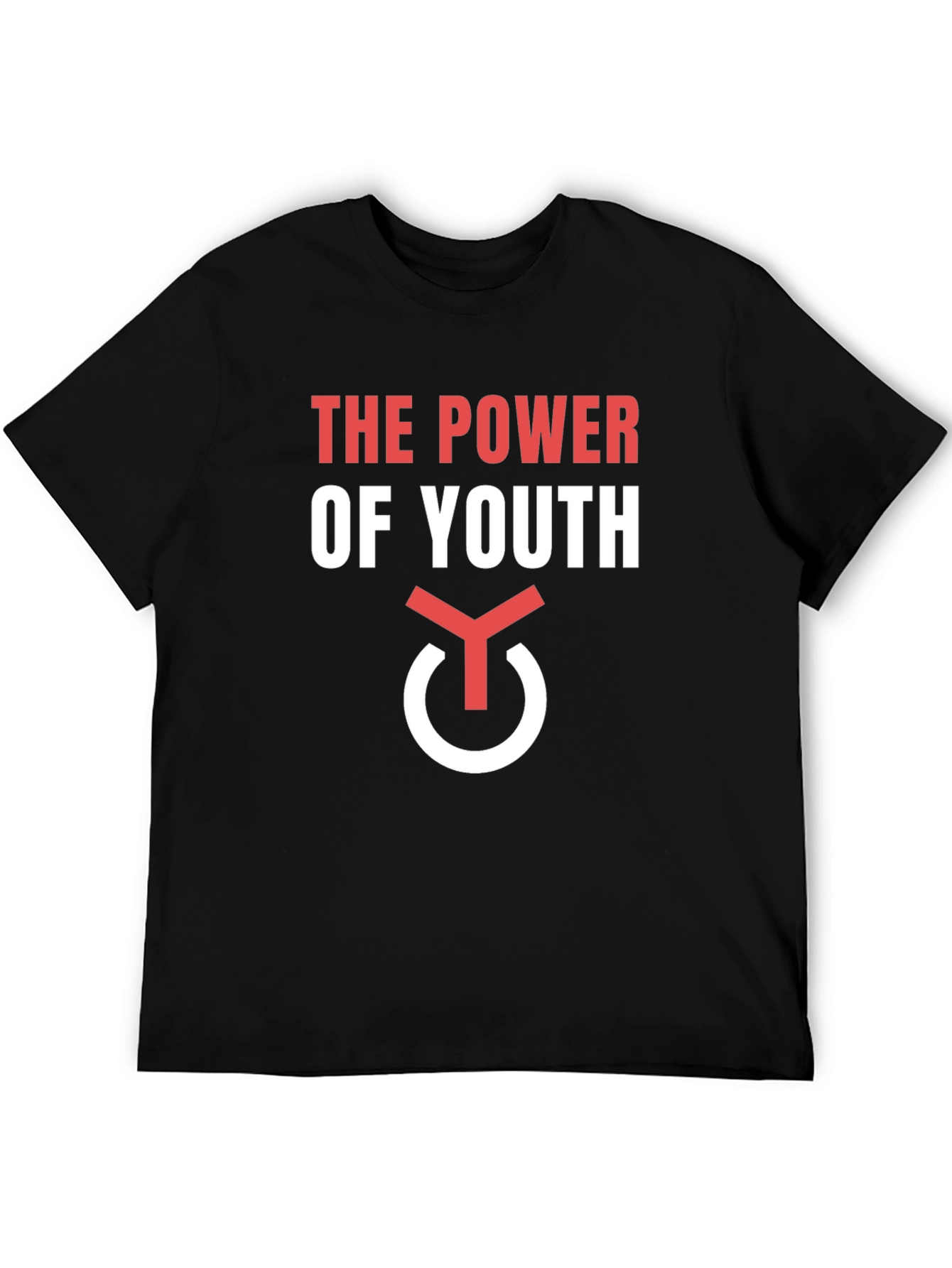 Camiseta Negra: El Poder de la Juventud