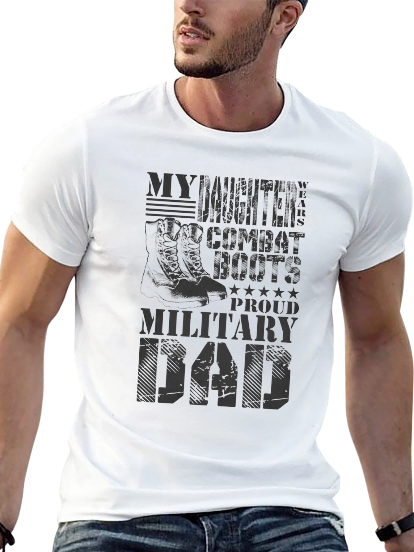 Camiseta Hombre Military Dad
