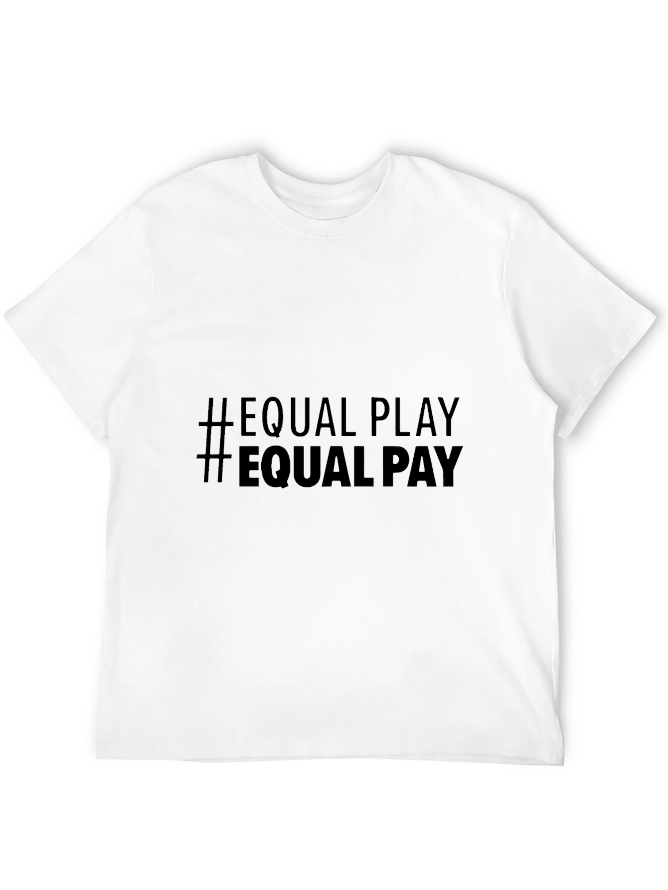 Camiseta Negra #EqualPlay #EqualPay