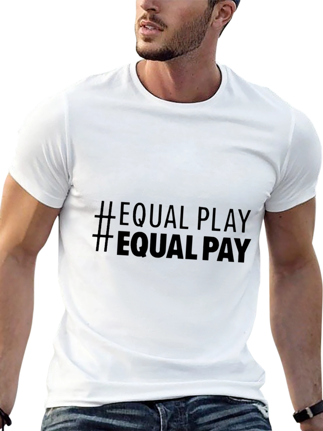 Camiseta Negra #EqualPlay #EqualPay