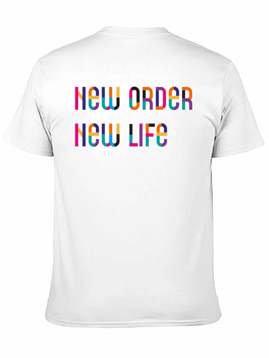 Camiseta Negra New Order New Life