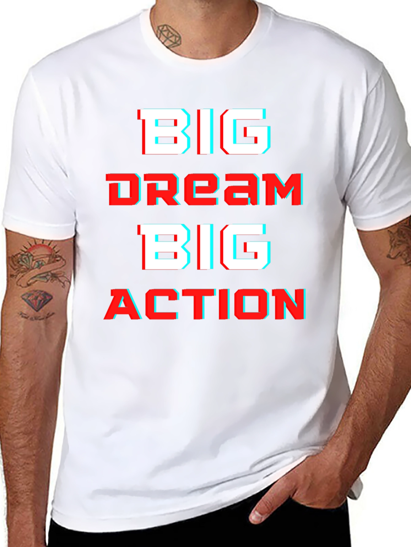 Camiseta Negra Big Dream Big Action