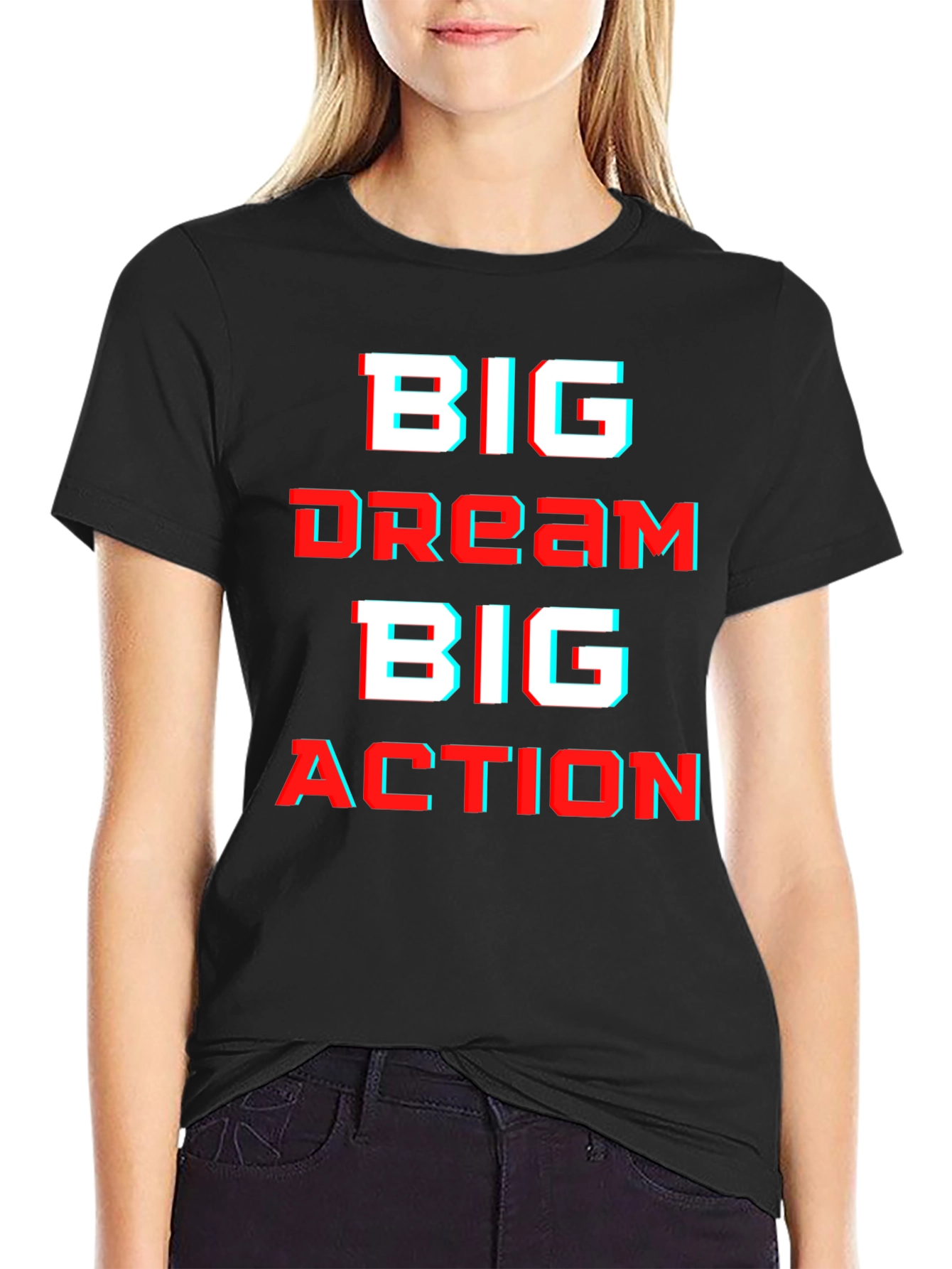 Camiseta Negra Big Dream Big Action