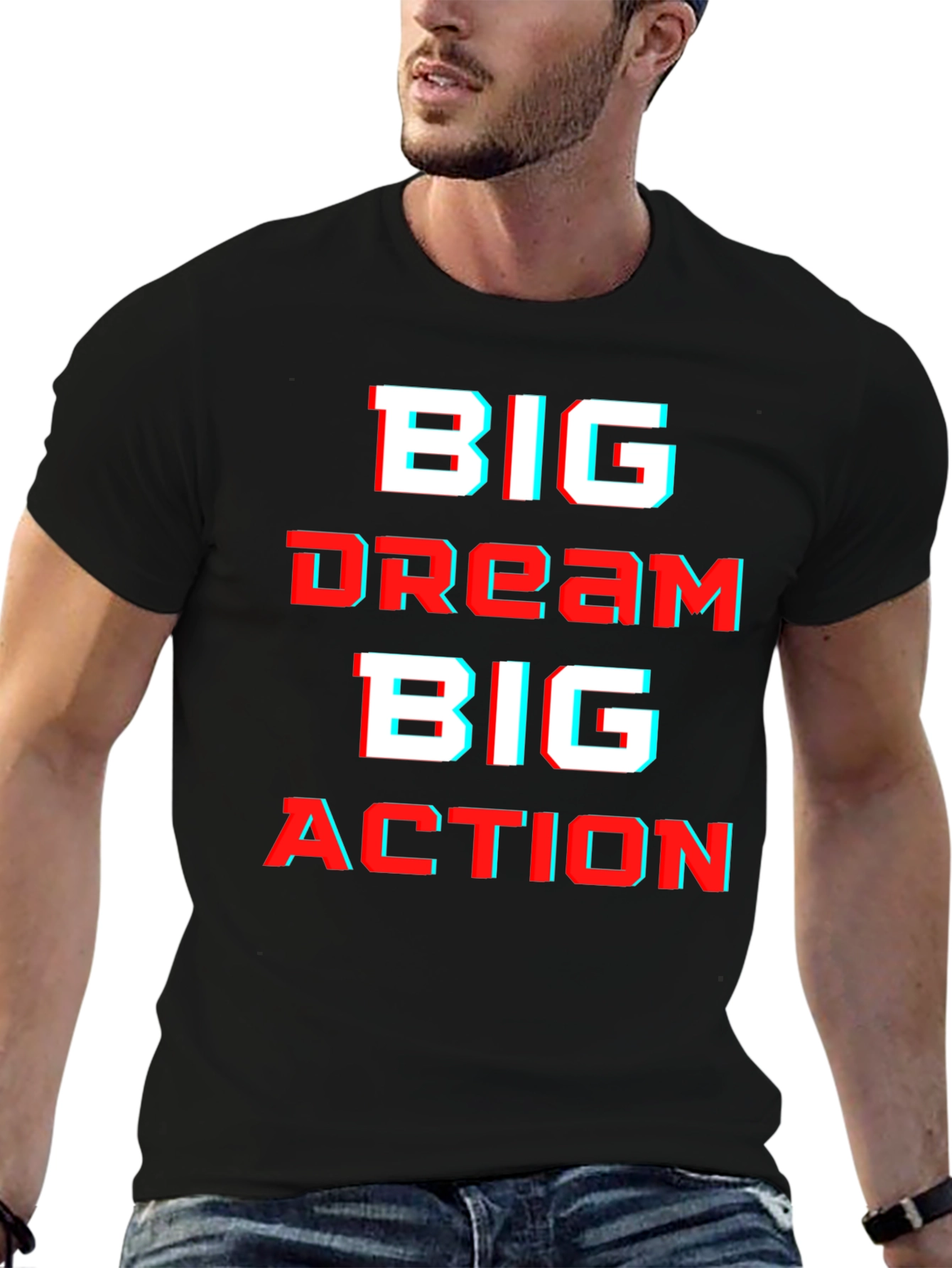Camiseta Negra Big Dream Big Action