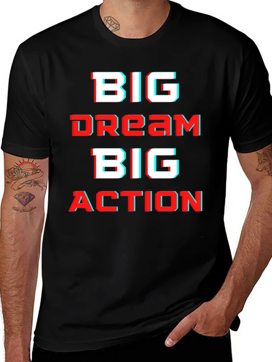 Camiseta Negra Big Dream Big Action