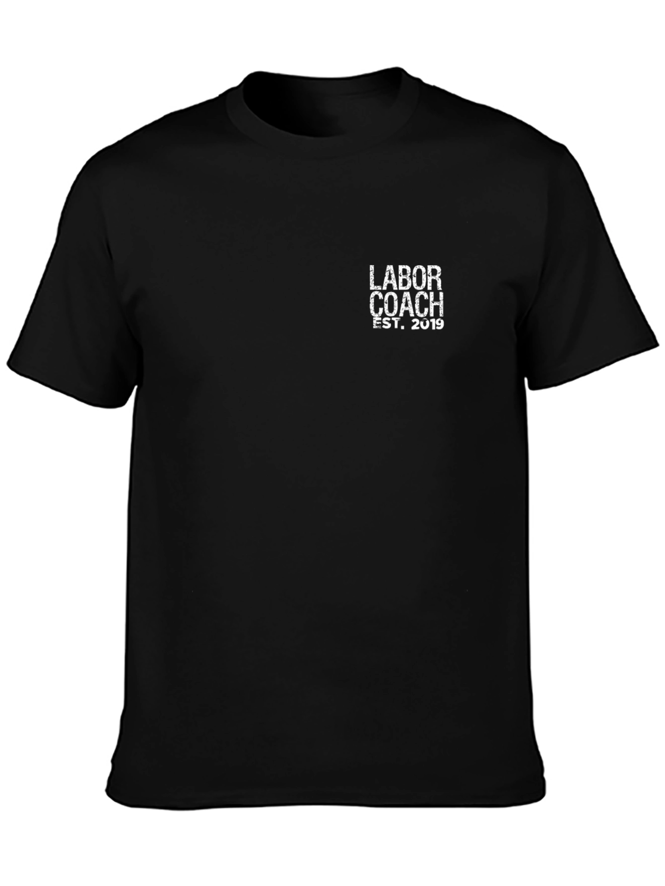 Camiseta Negra Labor Coach Est. 2019 para Hombre