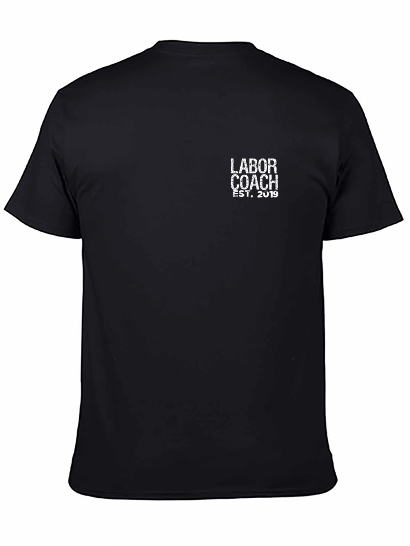 Camiseta Negra Labor Coach Est. 2019 para Hombre