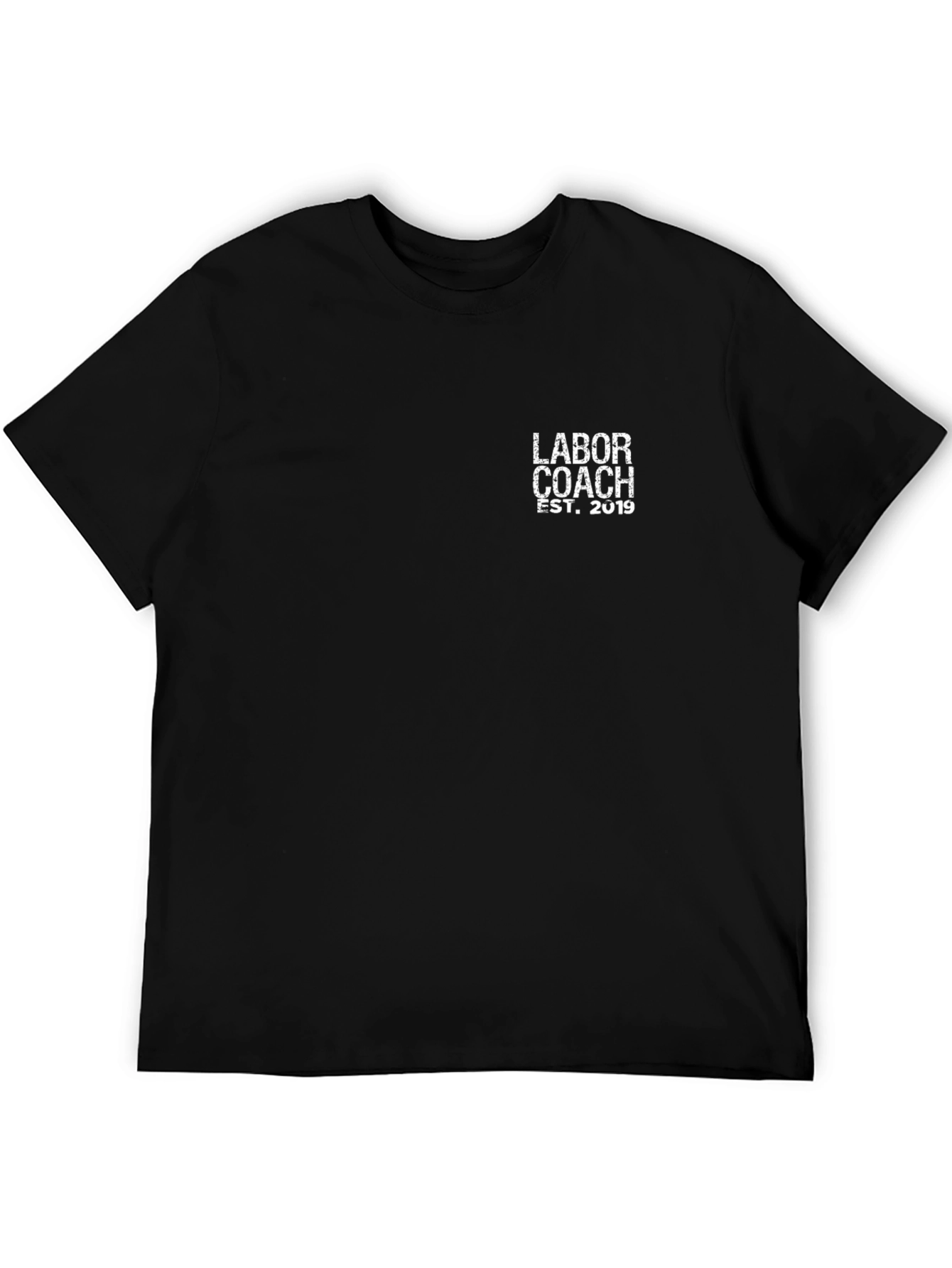 Camiseta Negra Labor Coach Est. 2019 para Hombre