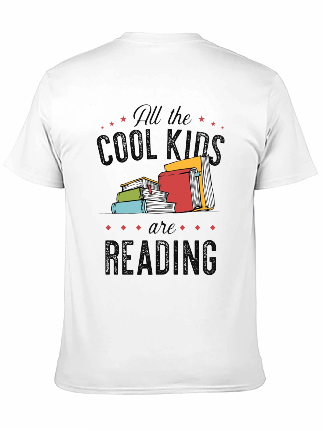 Camiseta Negra: All the Cool Kids Are Reading