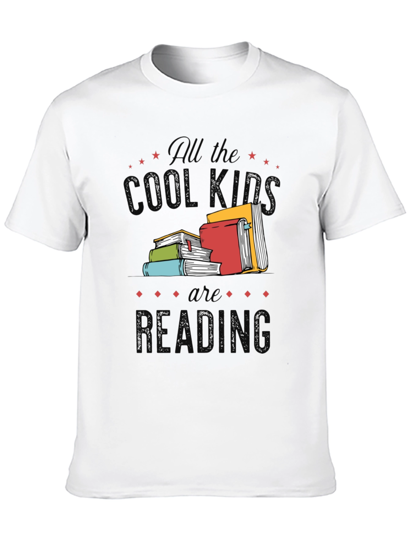 Camiseta Negra: All the Cool Kids Are Reading