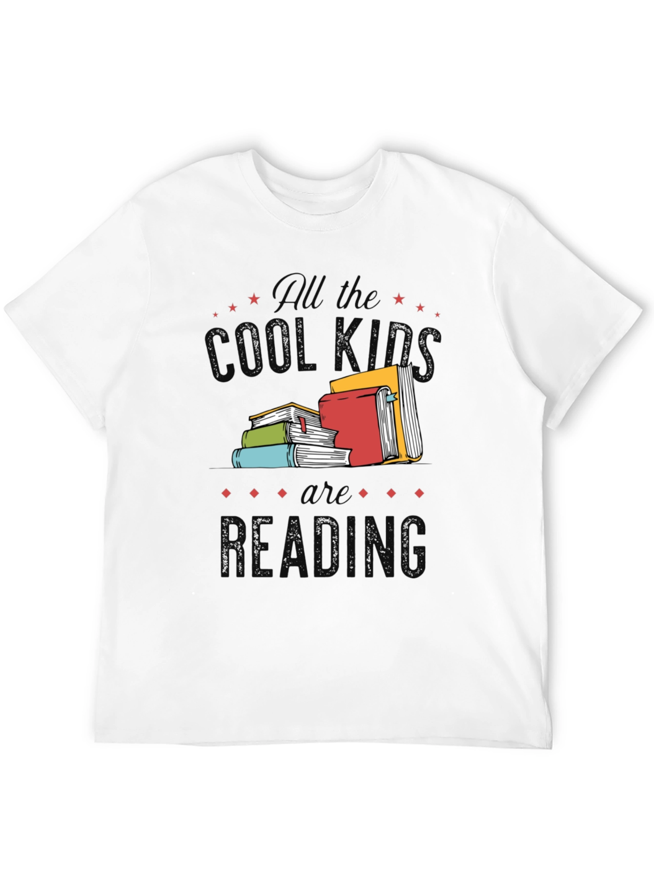 Camiseta Negra: All the Cool Kids Are Reading