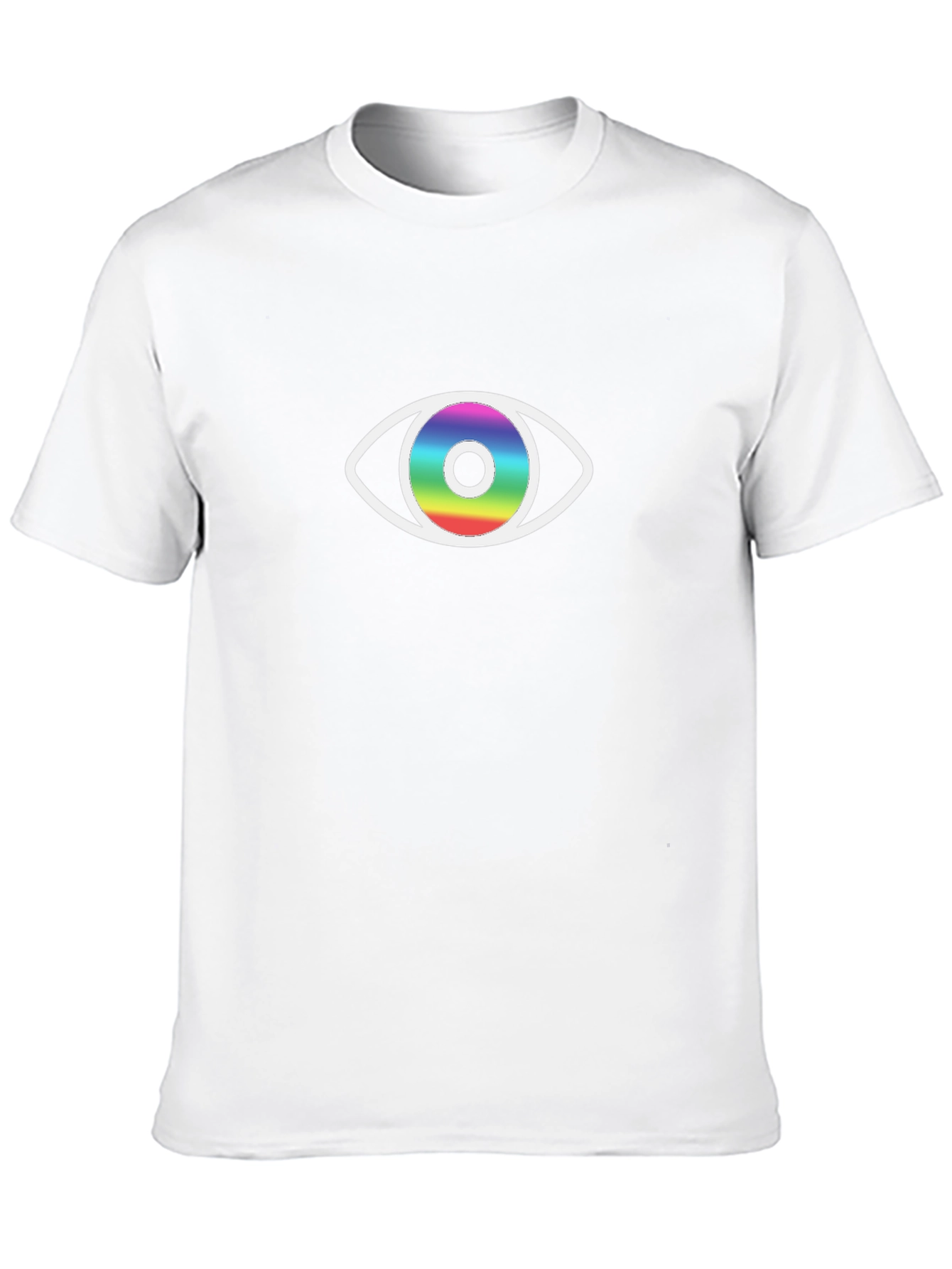 Camiseta Negra con Ojo Irisado
