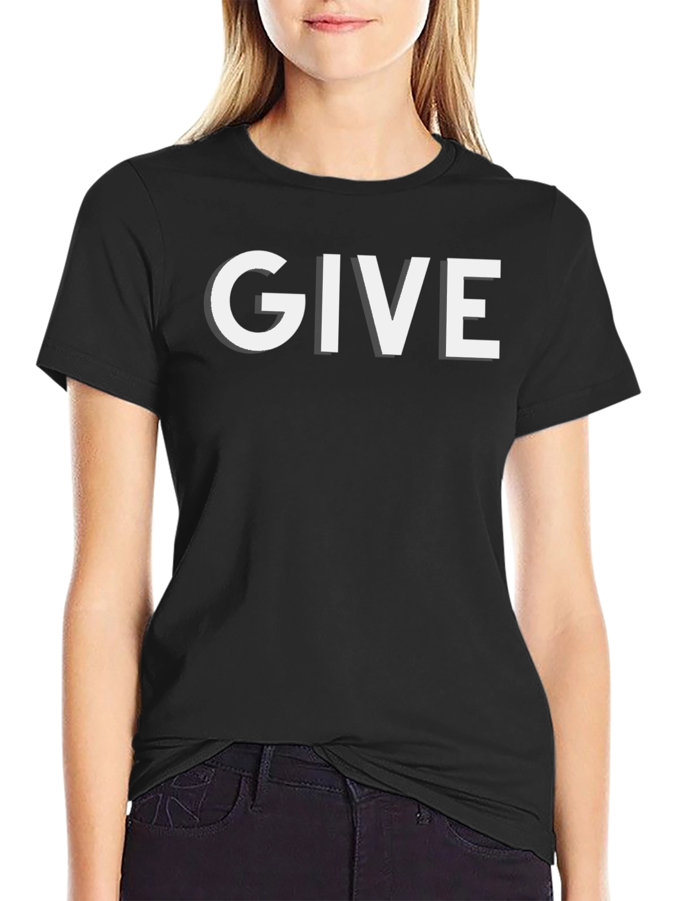 Camiseta Negra GIVE para Hombre